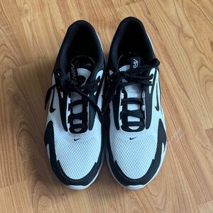 Nike Black and White Mesh Shoes